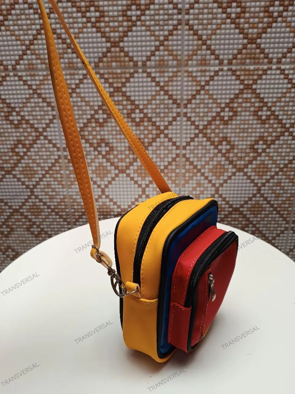 Shoulder Bag Color Unissex Transversal e Costas - Foto 5