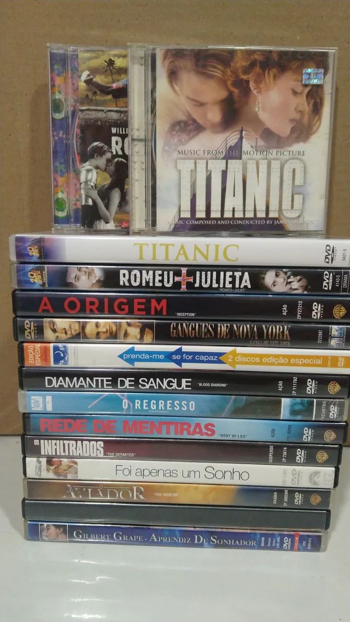 DVDs Leonardo Dicaprio coleção originais  - Foto 4