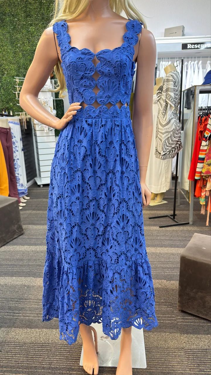 Vestido Cropped Laise Concha Farm 