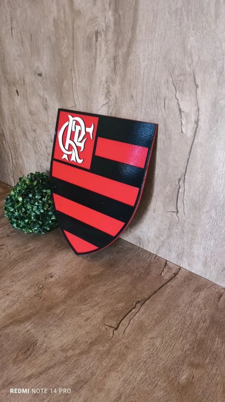 escudo flamengo mdf