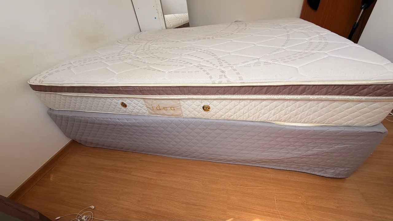 Cama Box Queen com Colchão de Molas Ensacadas - Foto 4