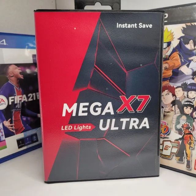 Cartucho Flash Mega X7 Ultra Com Save State E LED Mega Drive Genesis - Foto 5