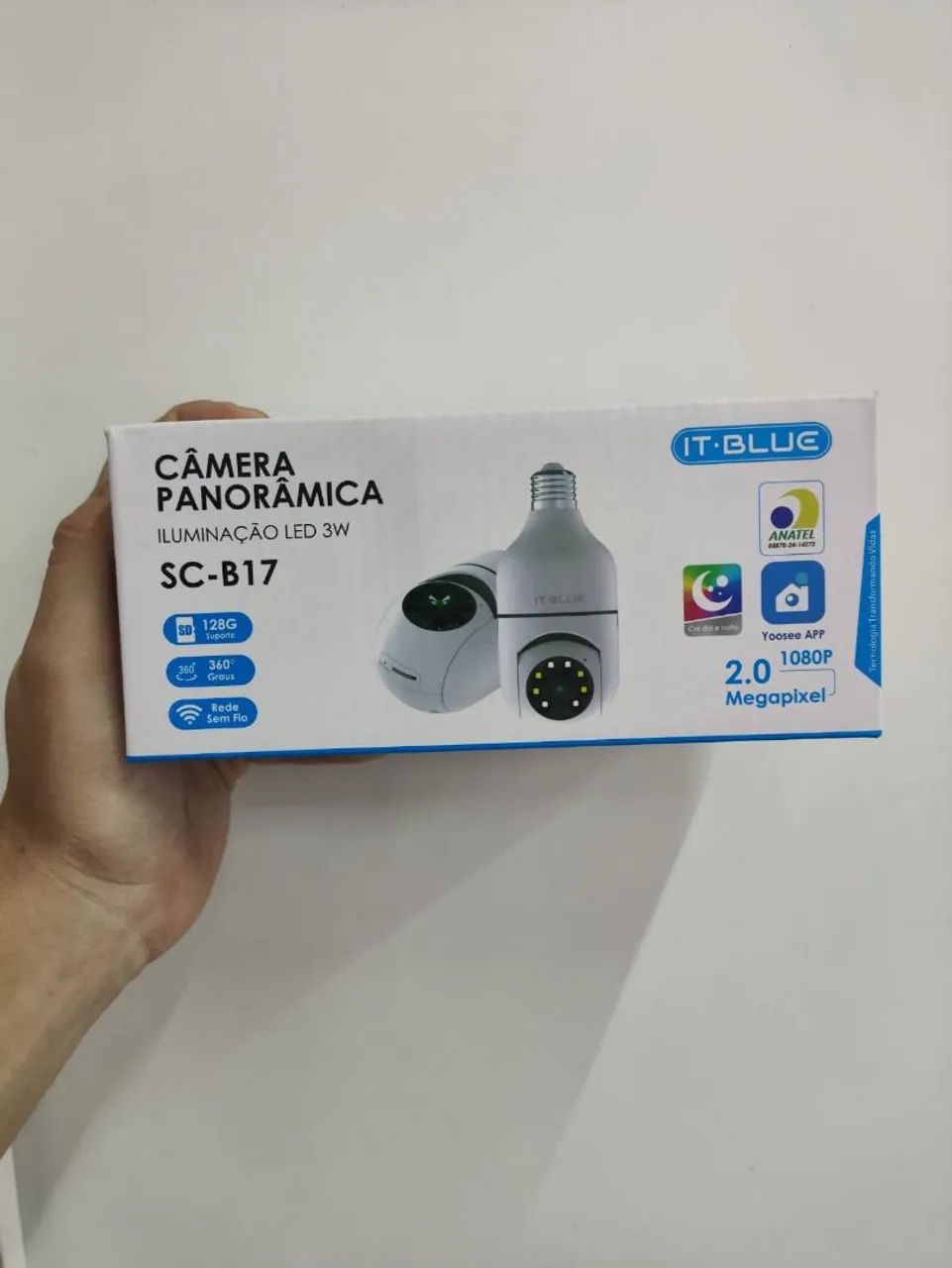 CÂMERA DE SEGURANÇA WIFI IT BLUE