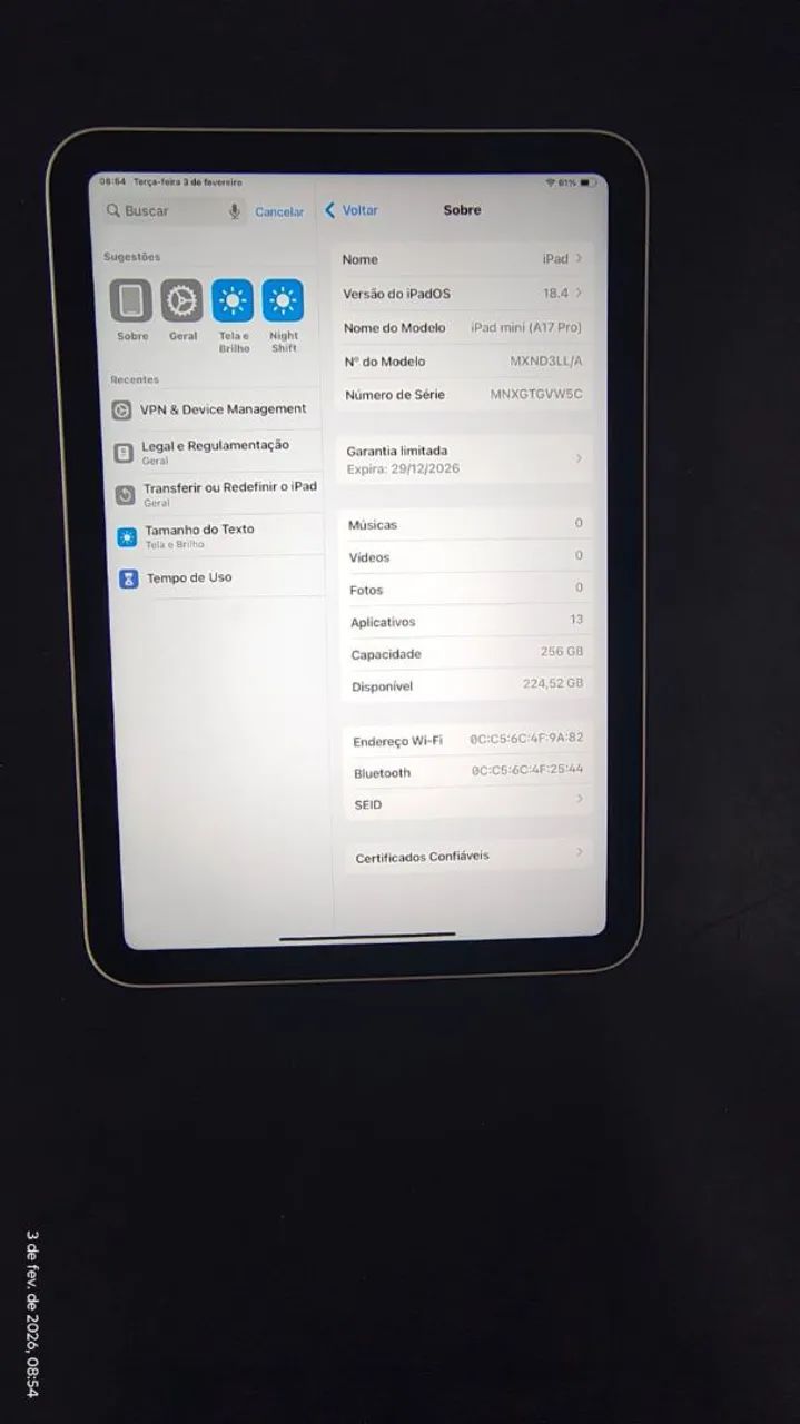 Ipad Mini A17 Pro 256gb  - Foto 5