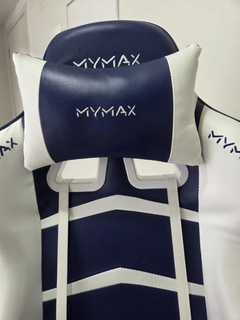 Cadeira Gamer MyMax Azul Caneta Seminova com 8 meses de uso. Veja! - Foto 6