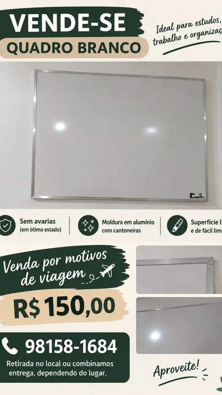 Quadro branco - Foto 2