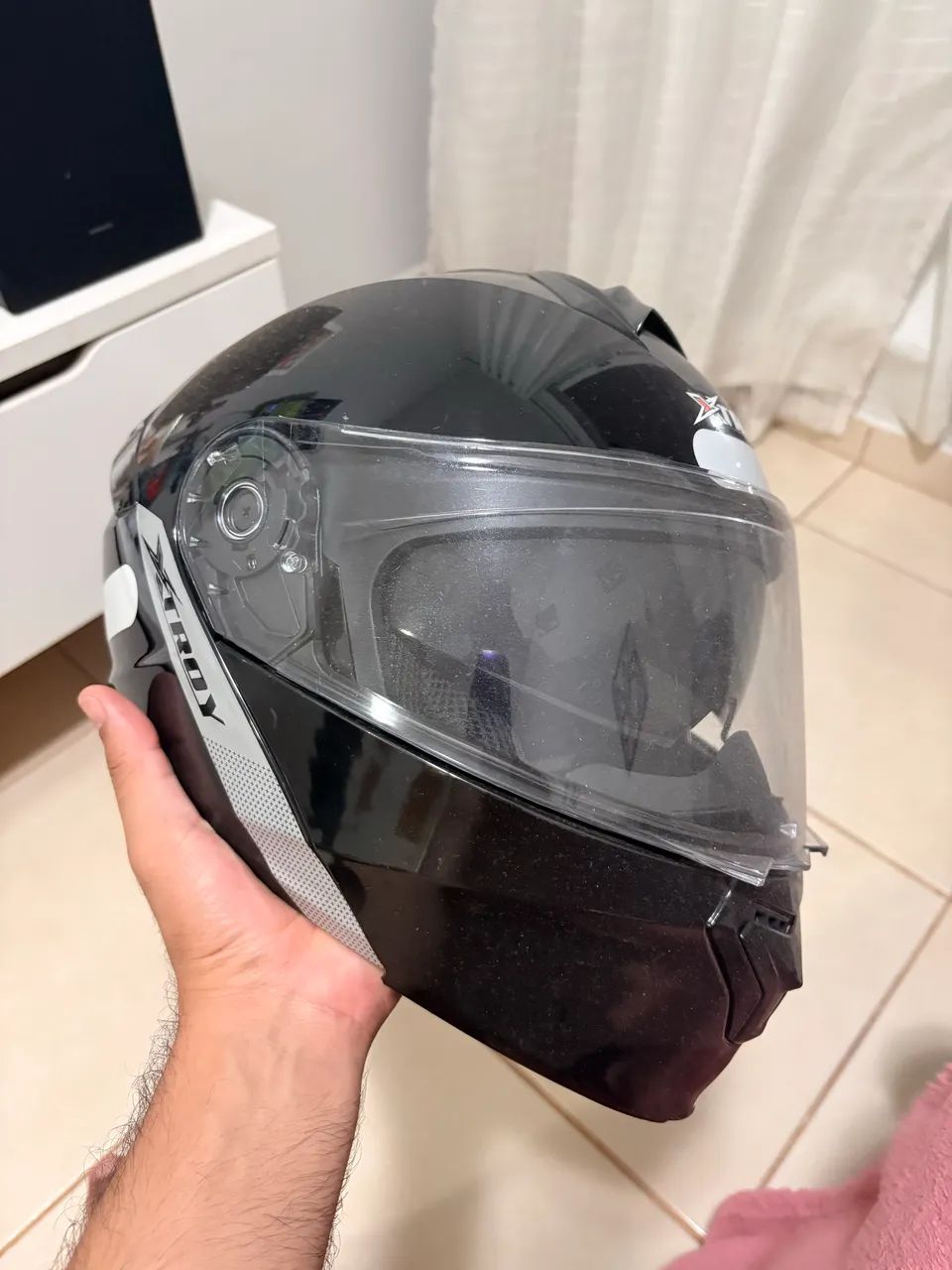 CAPACETE DE MOTO ARTICULADO  - Foto 5