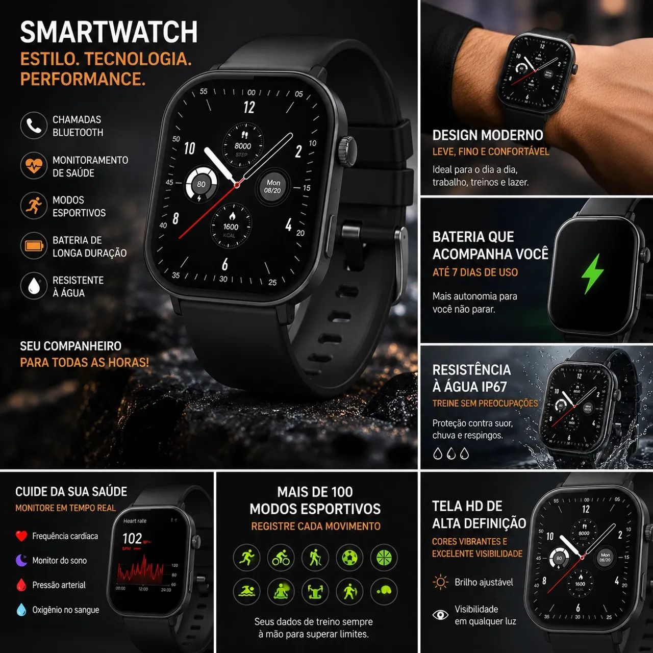 Smartwatch zeblaze BTALK PLUS 