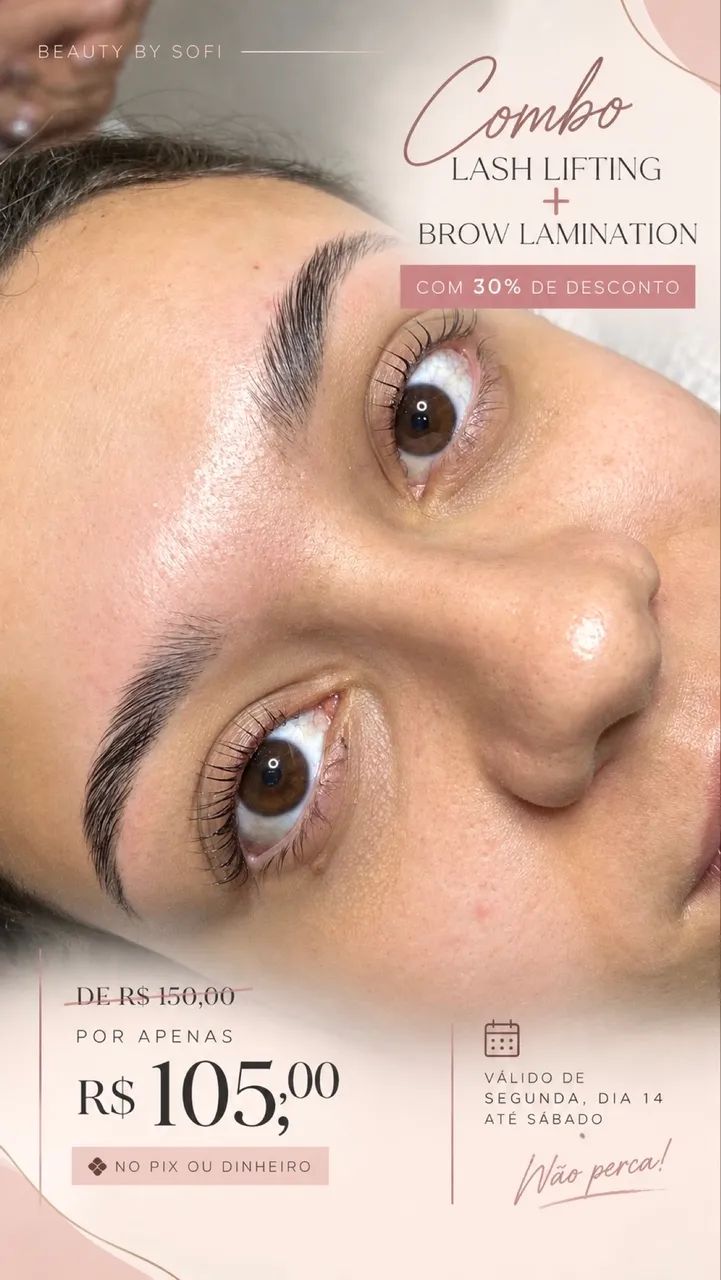 Combo Lash e Brow Lamination 