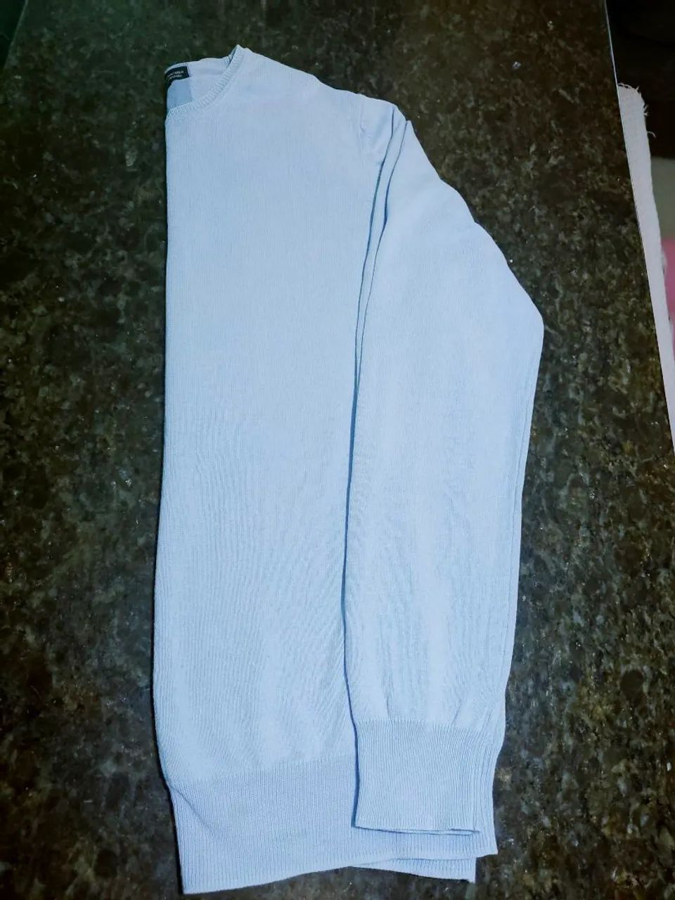 Suéter Masculino Zara Man 100% Fine Cotton - Foto 2