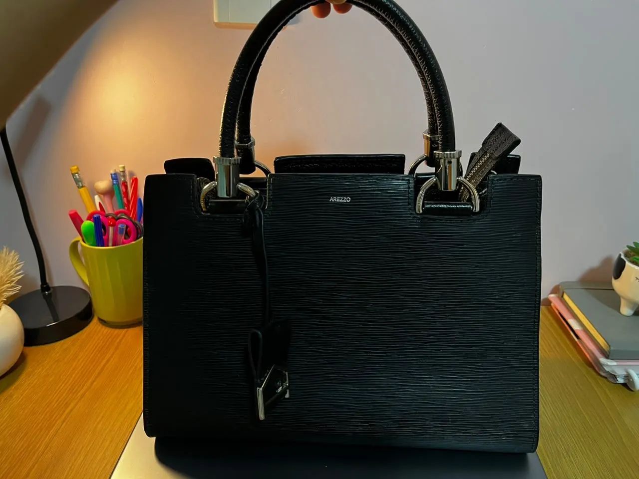 Bolsa preta arezzo 