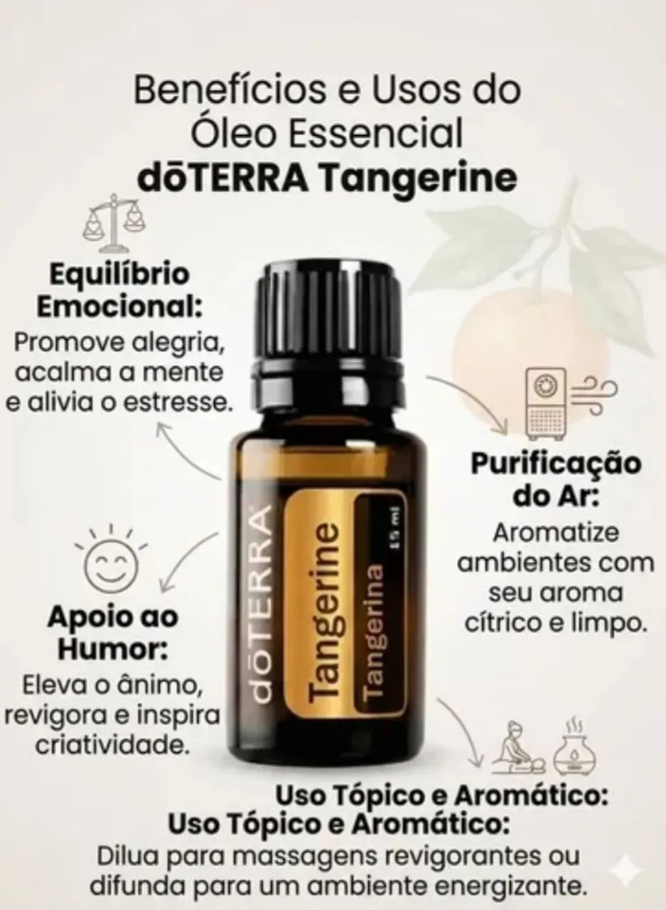 doterra óleo essencial de Tangerina  - Foto 4