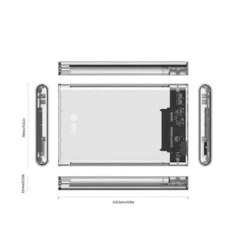 Case Hd Externo 2.5 Notebook Usb 3.0 Ps4 Xbox One Pc 6gbps - Foto 3