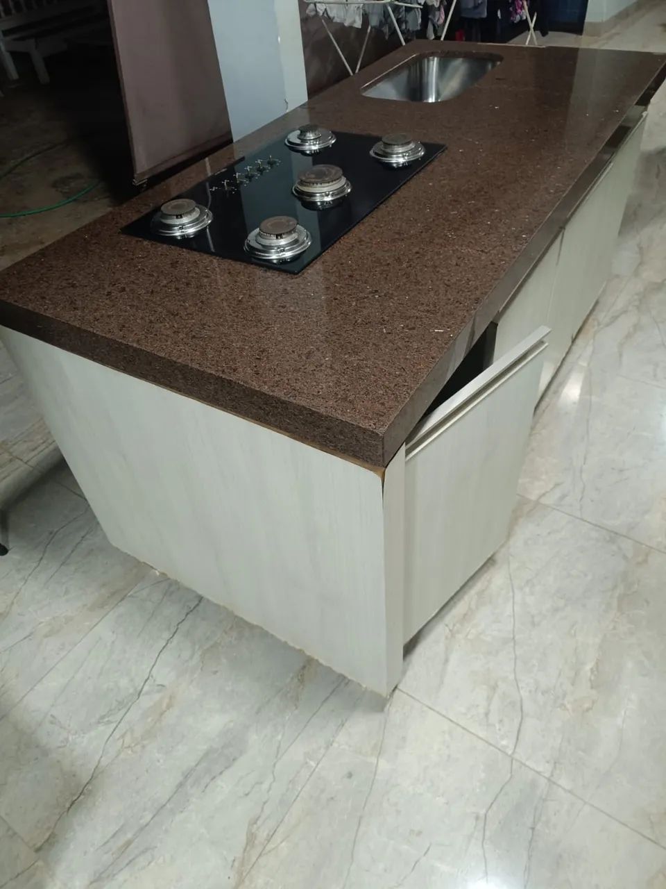 ILHA COZINHA BANCADA com COOKTOP  - Foto 2
