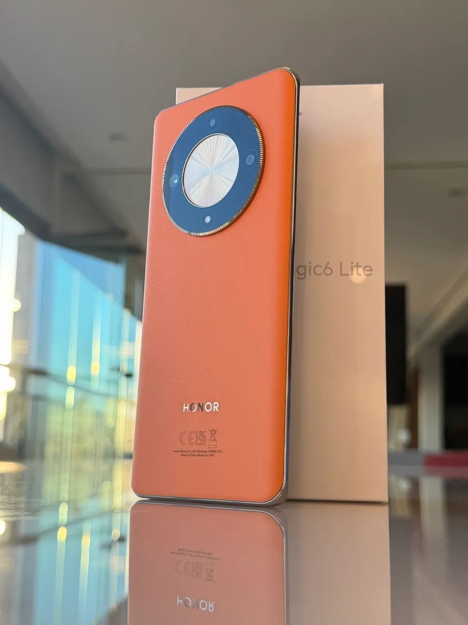 Honor Magic 6 Lite 5G 256GB Couro Laranja - Foto 2