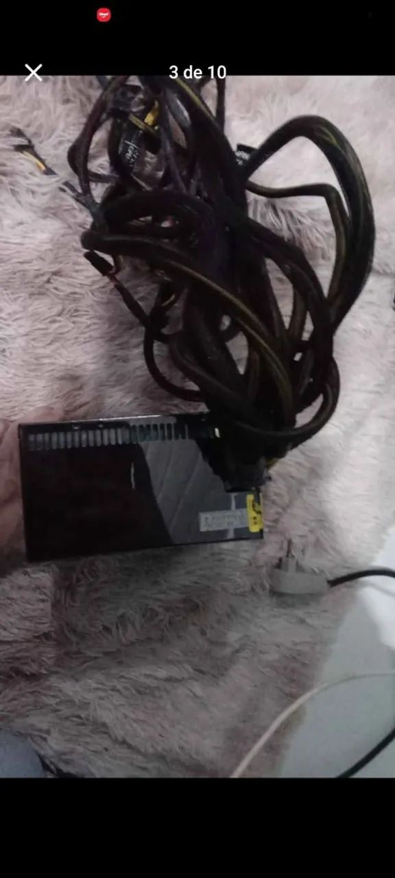 fonte para computador marca coolher Master 850w  - Foto 3