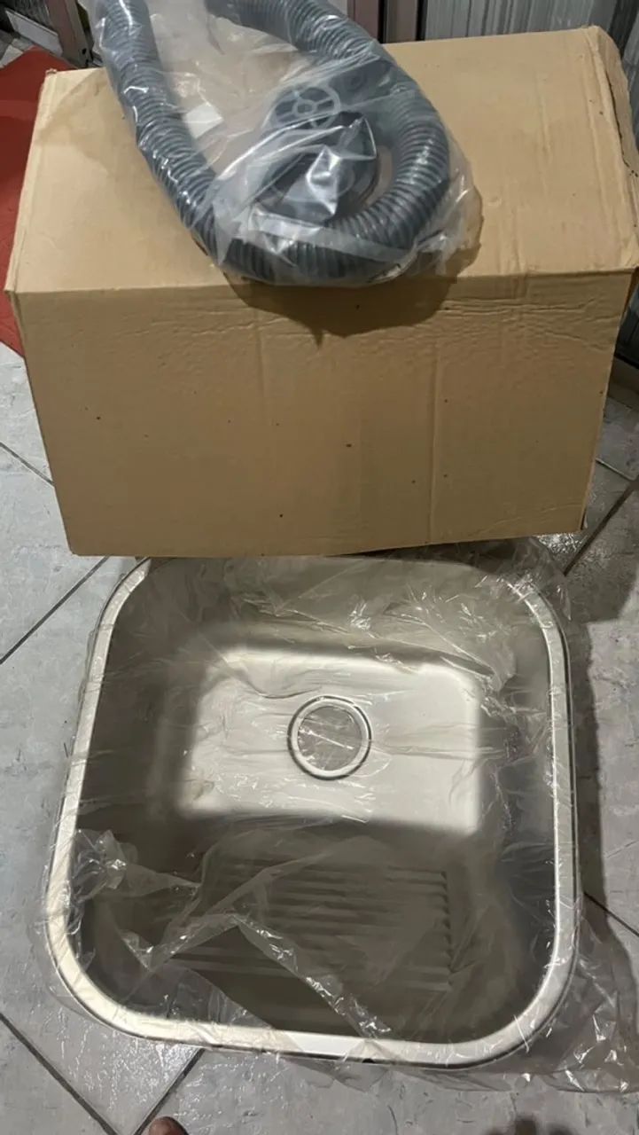Cuba de inox lavanderia - R$100,00 - Foto 3