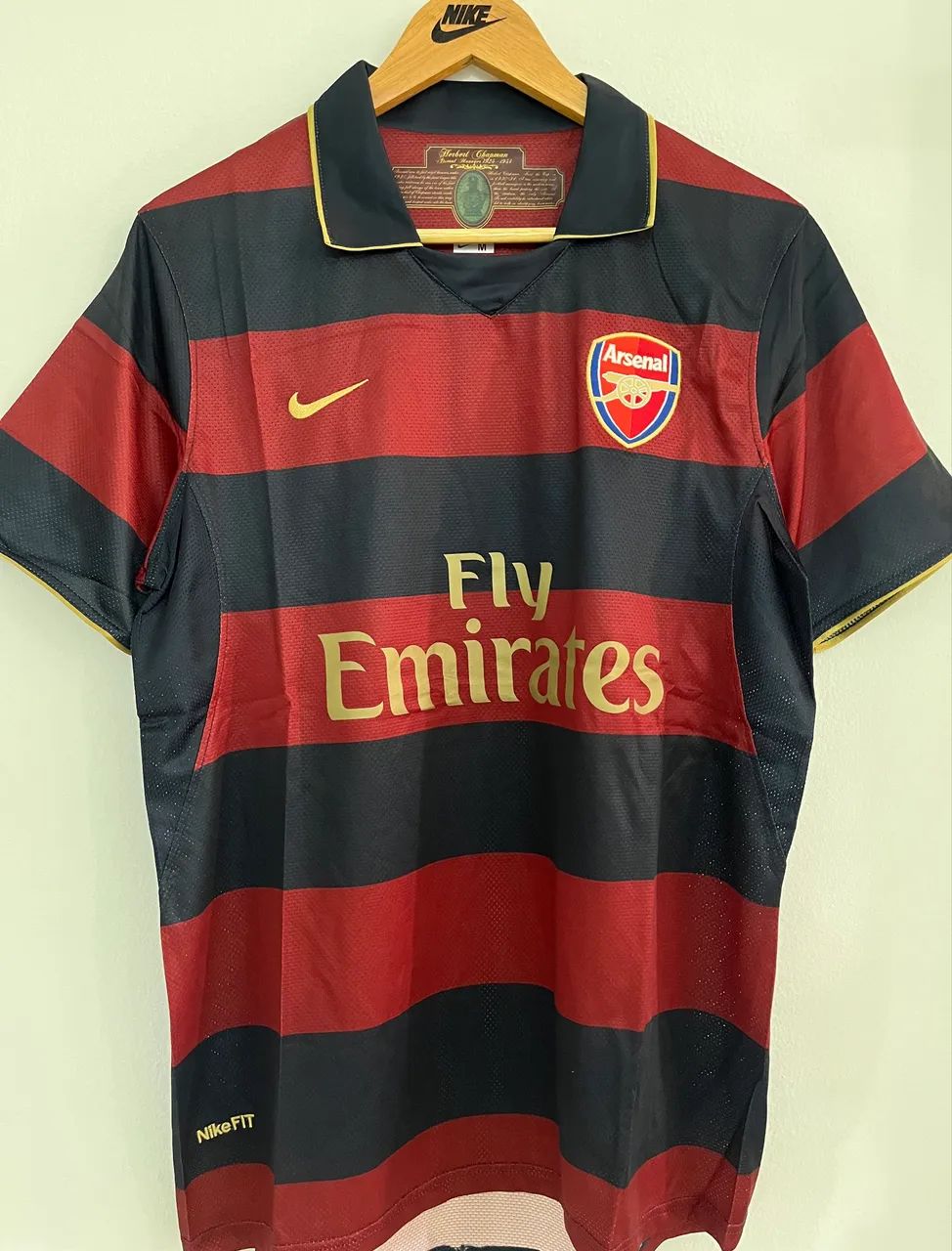 Camisa do Arsenal 2007/08 - Modelo Retrô (Pronta Entrega)