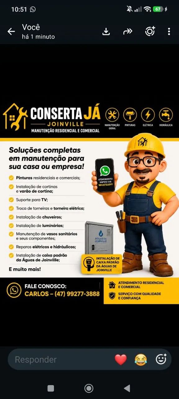 Pintor , instalação de chuveiro, torneira elétrica, cortinas, pequenos reparos 