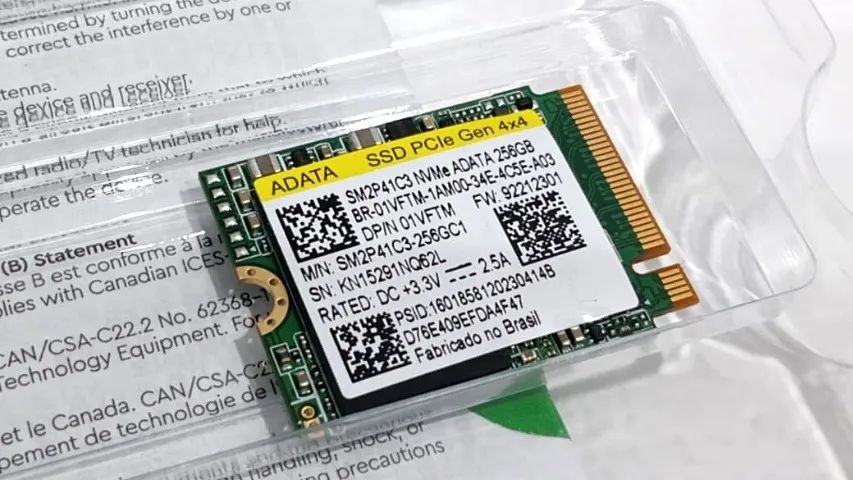 SSD 256GB nvme