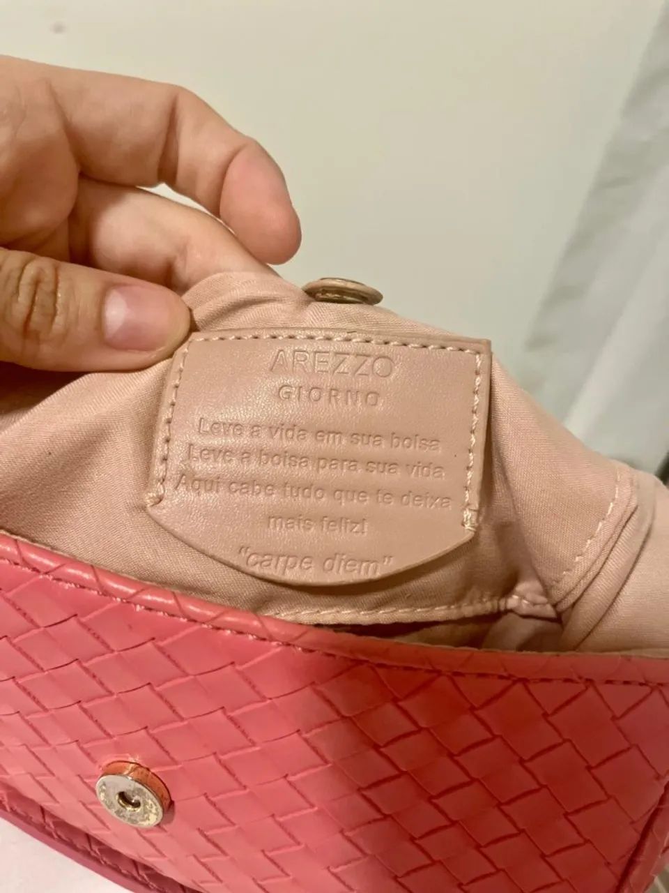 Bolsa Arezzo rosa novíssima - Foto 4
