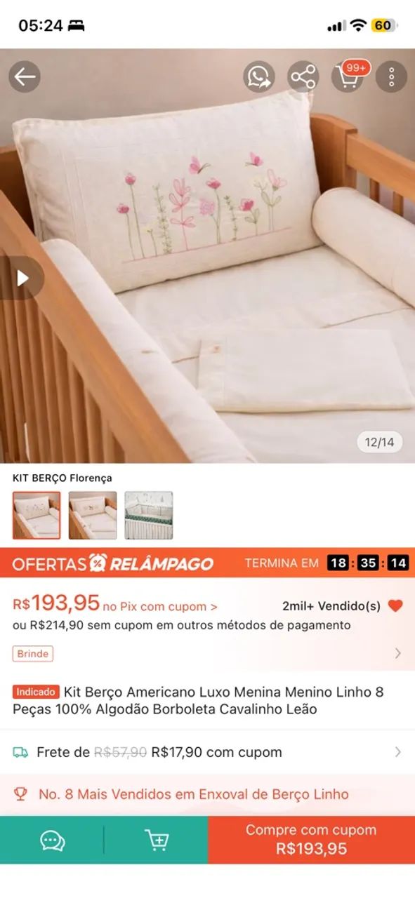 Kit berço  - Foto 2