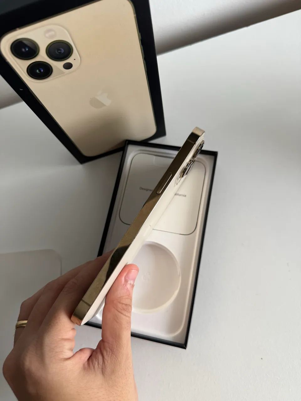 iPhone 13 Pro Max 128Gb Dourado - Foto 5