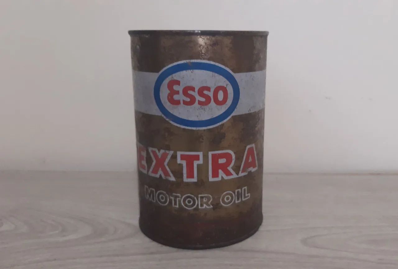 Lata Óleo Motor Esso Extra