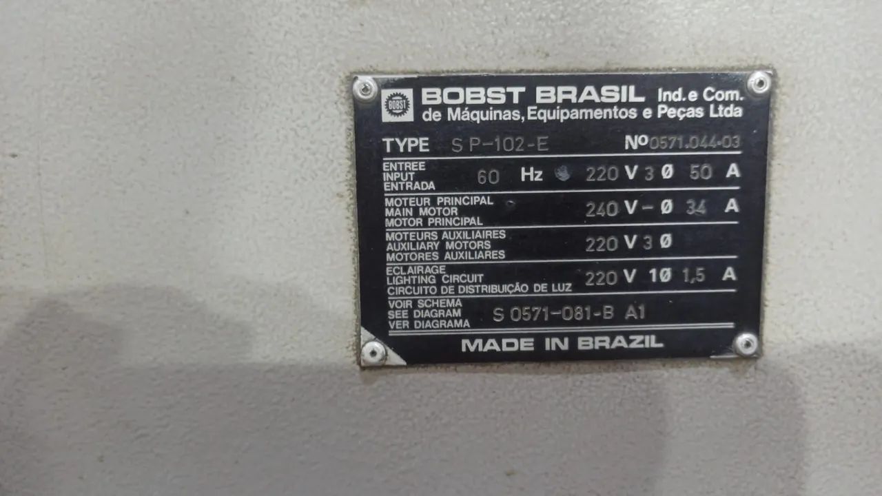 Corte vinco Automática Bobst - Foto 5