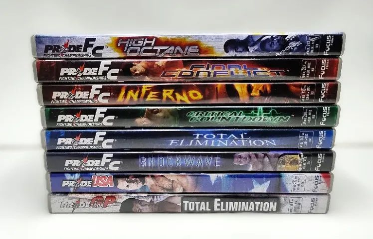 Lote de DVD PRIDE FC Originais