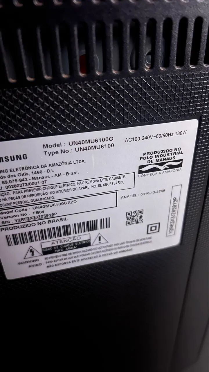 Tv Samsung 40? para retirada de peças  - Foto 3