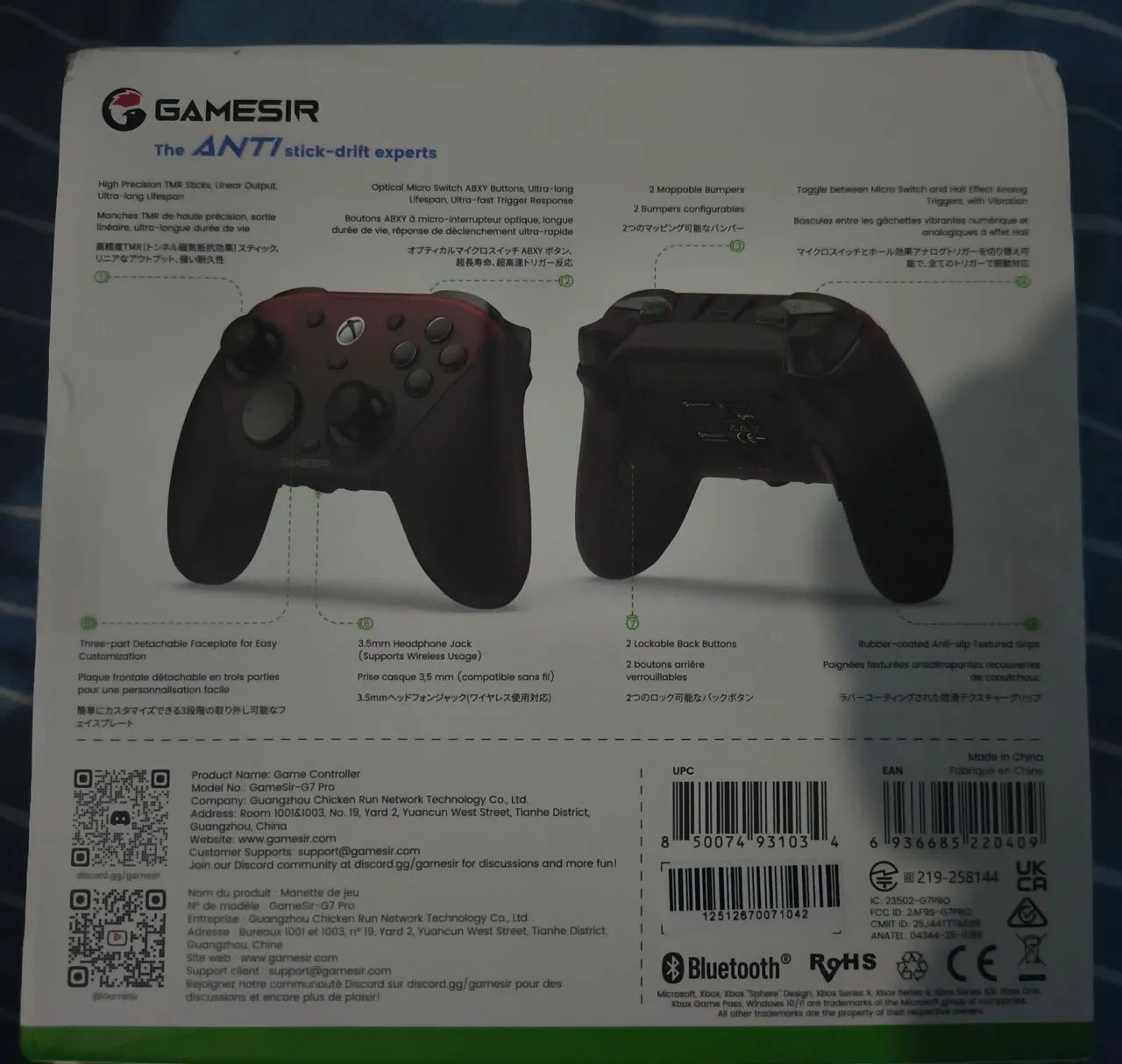 Controle GameSir G7 Pro 