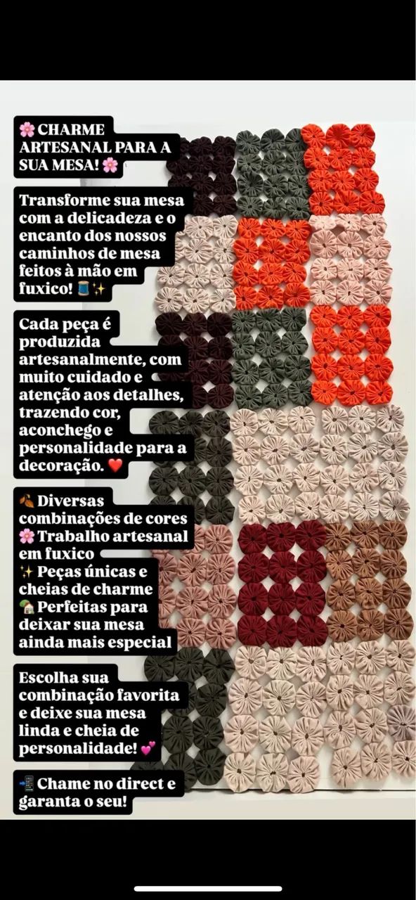 Caminho de mesa  - Foto 2
