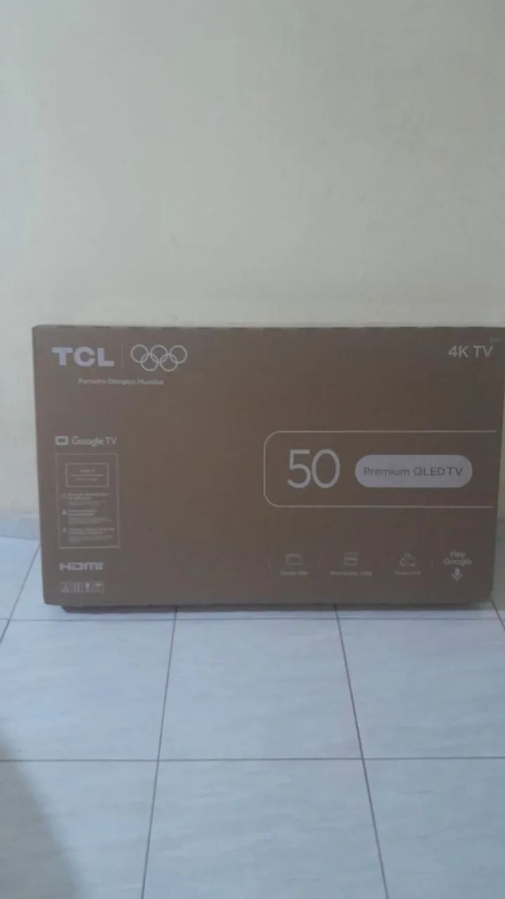 Smart TV TCL QLED 50 POLEGADAS | Lacrada | Com nota fiscal | Garantia de 1 ano 