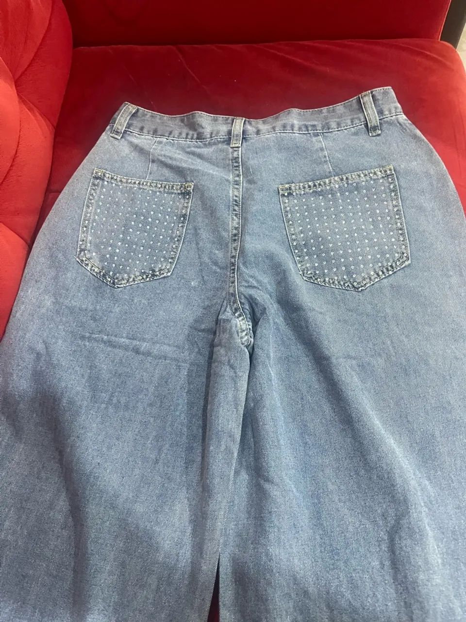 Calça Jeans Feminina com Strass - Foto 3