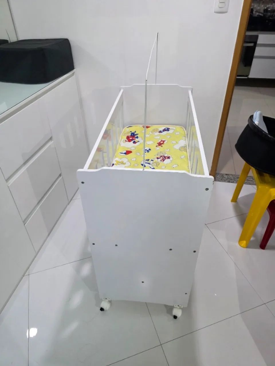 Mini Berço com Colchão novo - Foto 2