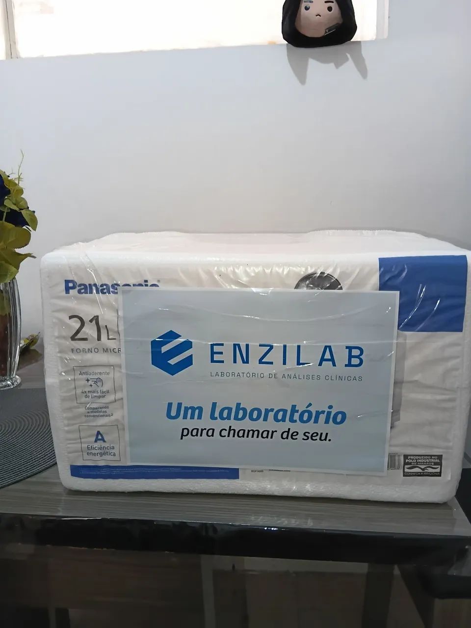 Micro-ondas Panasonic Branco 1250W Lacrado - Foto 3