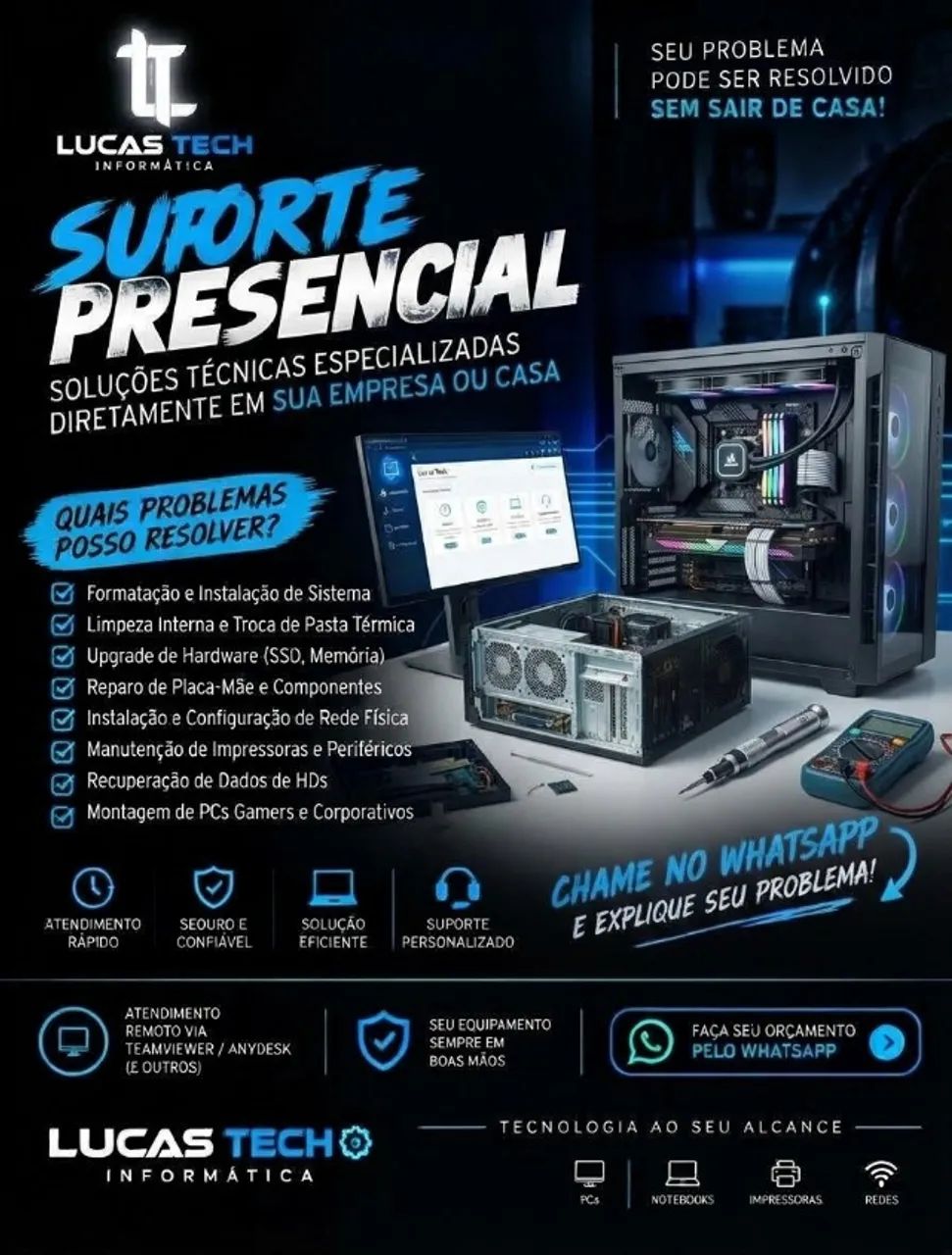 ? Manutenção de PC e Notebook | Formatação | Limpeza | Upgrade - Foto 2