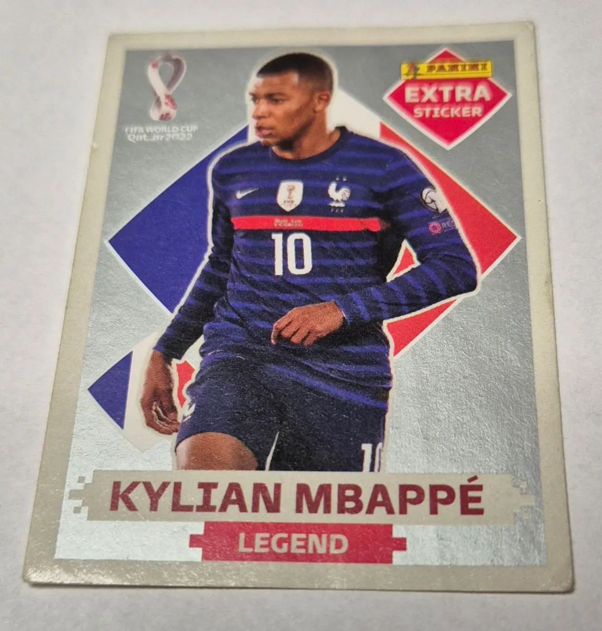 Figurinha Copa 2022 Legend Prata Kylian Mbappé - Foto 2