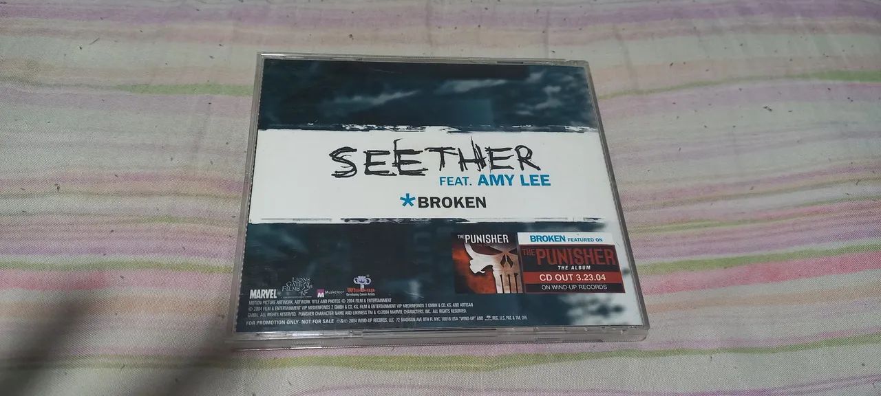 CD Promo WUJC Seether Feat. Amy Lee do Evanescence  - Foto 2