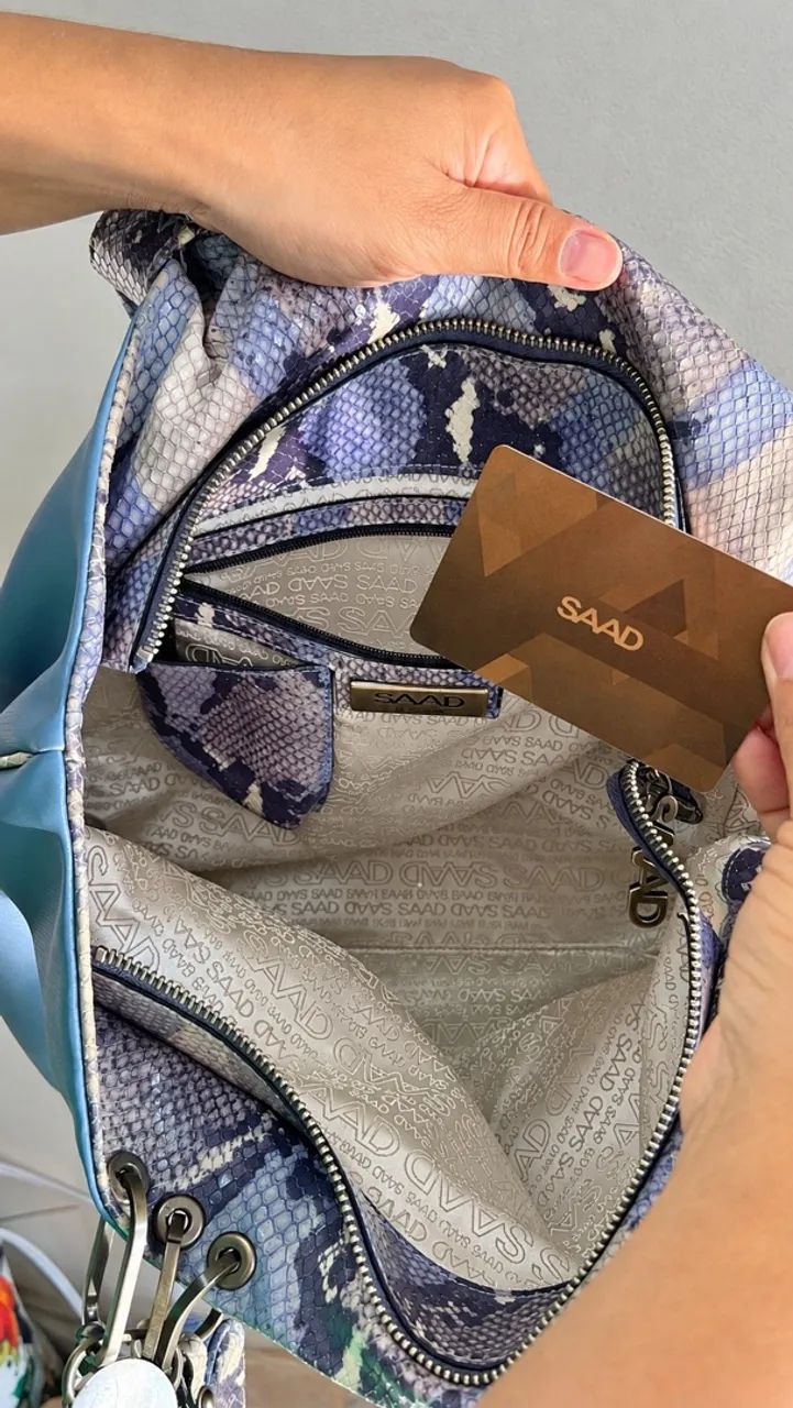 Bolsa em couro legítimo ( Saad ) - Foto 3
