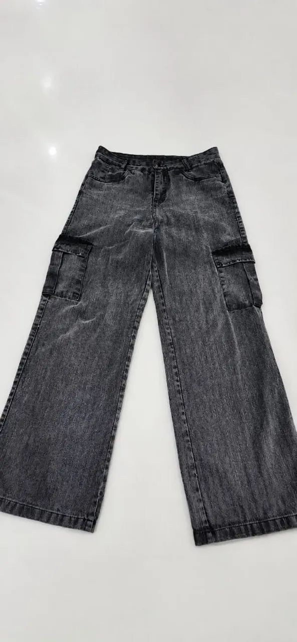 Calça Jeans Cargo