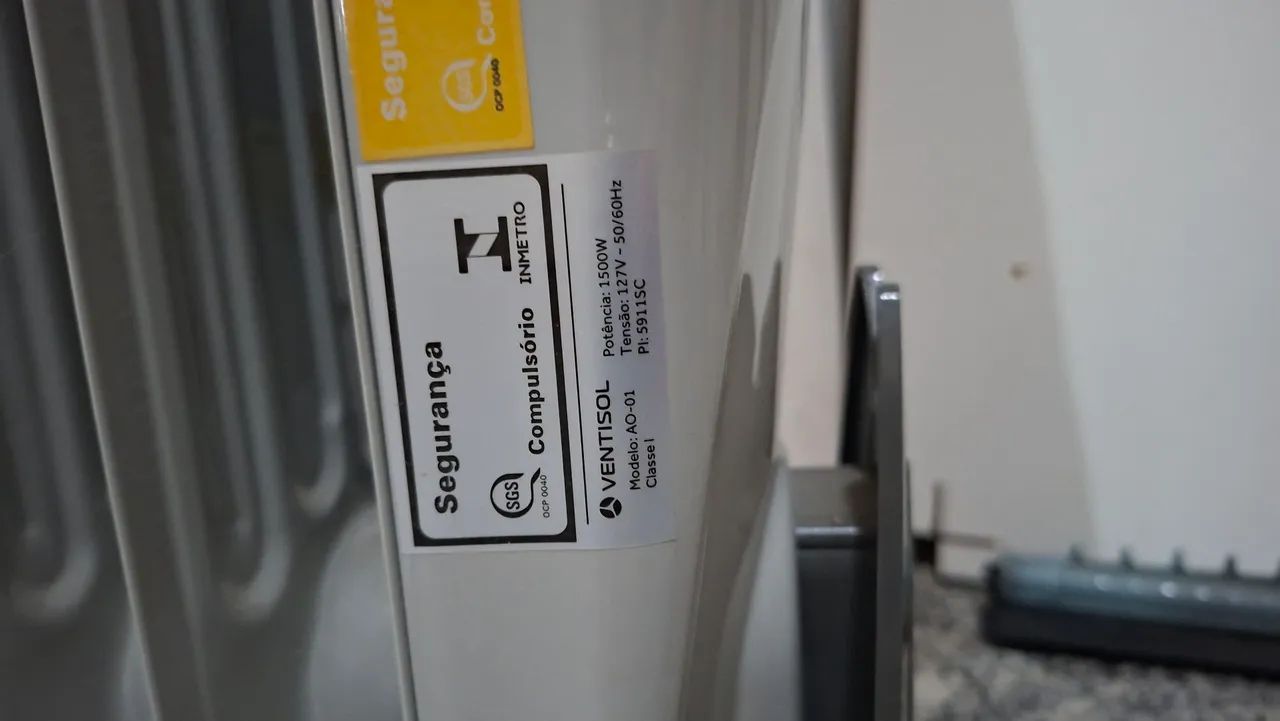 Aquecedor a óleo Ventisol 1500w - Foto 3