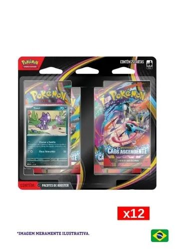 Case Blister Quádruplo Caos Ascendente Pokémon TCG