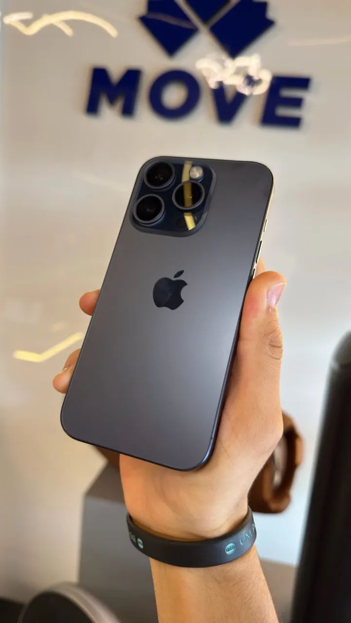 iPhone 15 Pro 128GB Azul - IMPECÁVEL 