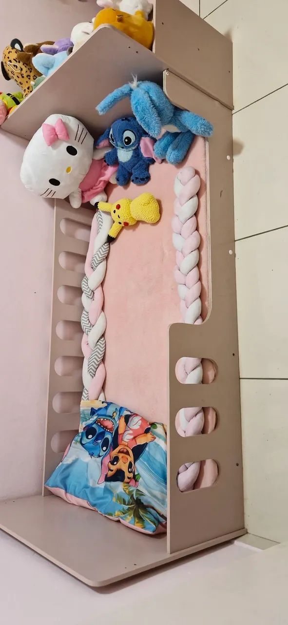 Mini Cama infantil rosa - Foto 2