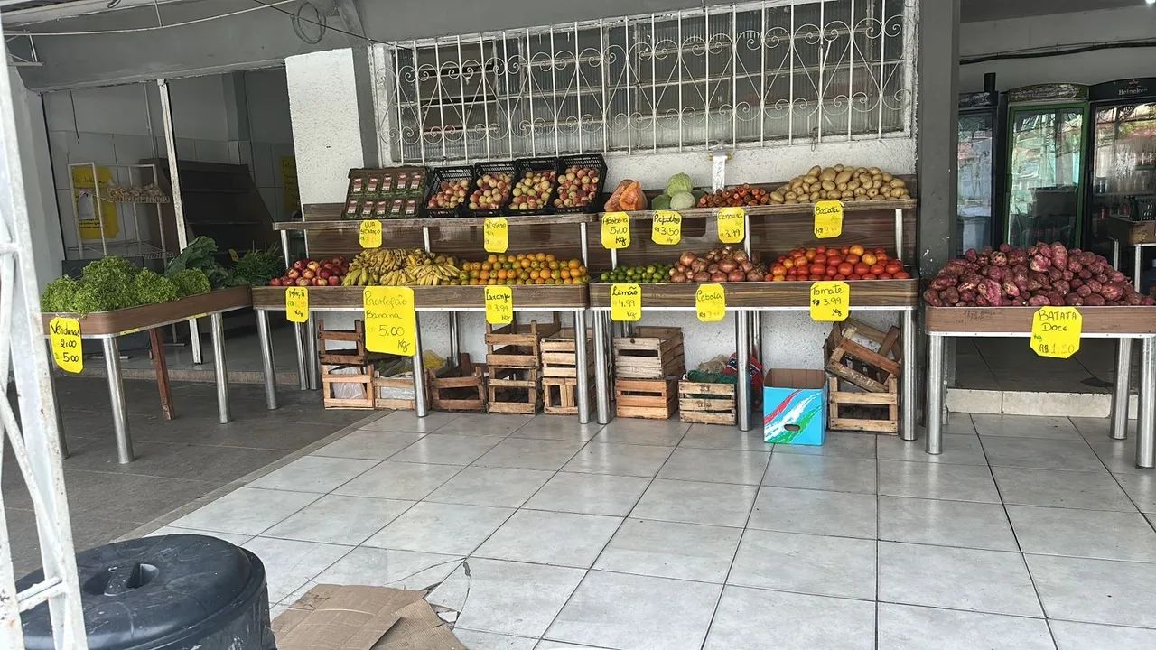 Bancadas de sacolão 