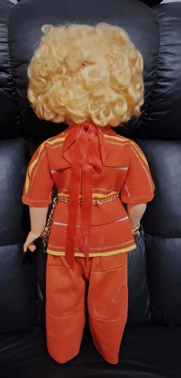 Boneca antiga marca atma 55 cm - Foto 4