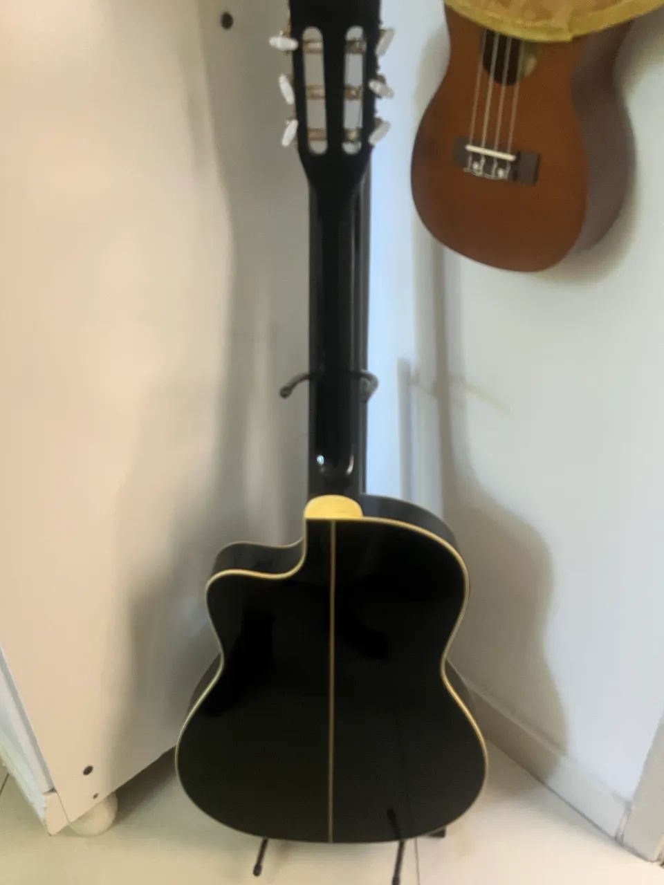 Violão Eagle Elétrico Eletroacústico Preto (Modelo CH-800B F) - Foto 3
