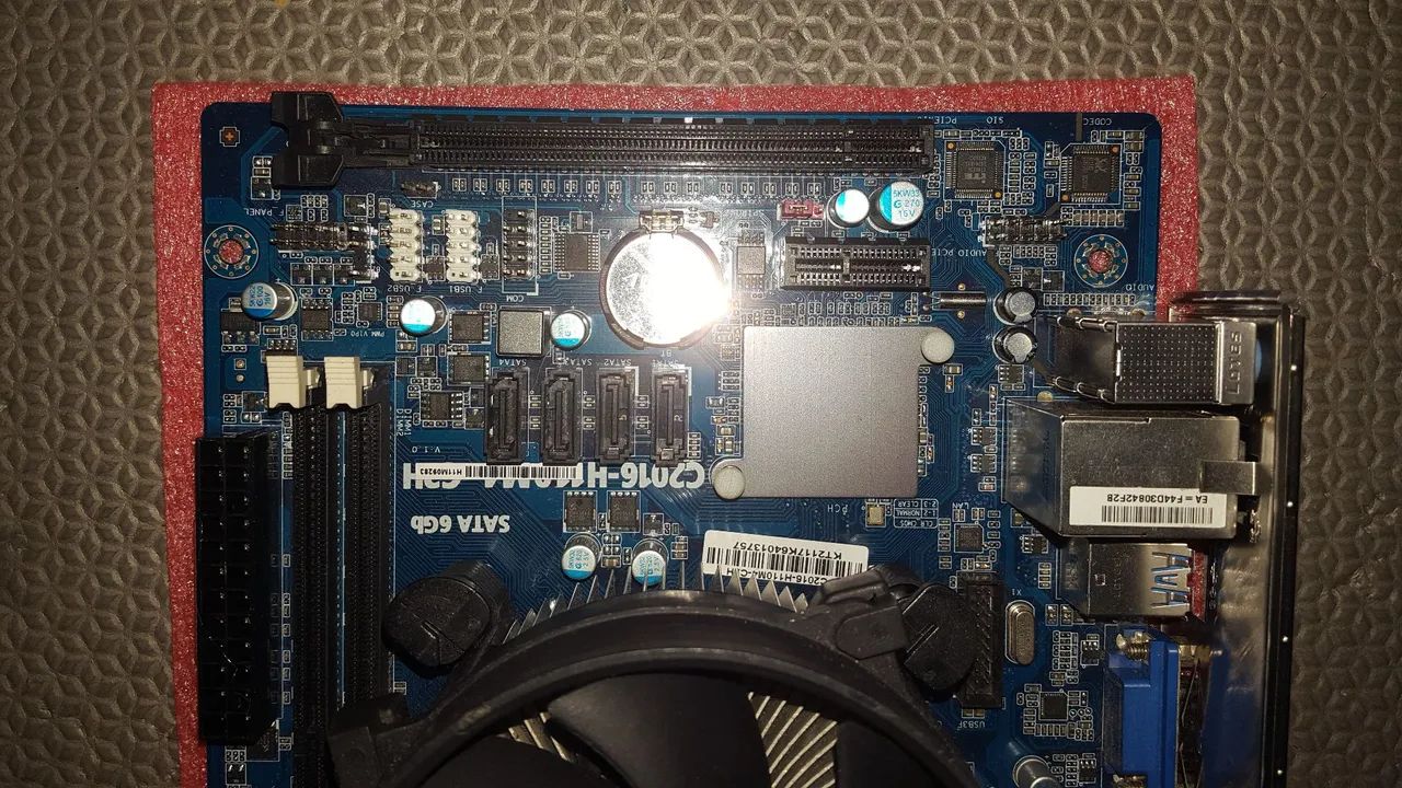 Kit placa ecs DDR4 LGA 1151 + Intel core i5 6500t  - Foto 6